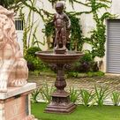 imagem do produto Chafariz Para Jardim Manequinho em Ferro Fundido 167cm - FF018 Estilo Cl�ssico