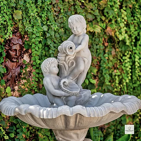 imagem de Chafariz para Jardim Meninos 190cm - FML022 Escultura Ornamental com Movimento 