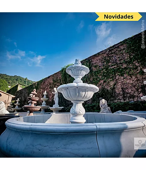 imagem de Chafariz Roma Mármore Branco 180cm - FMP390