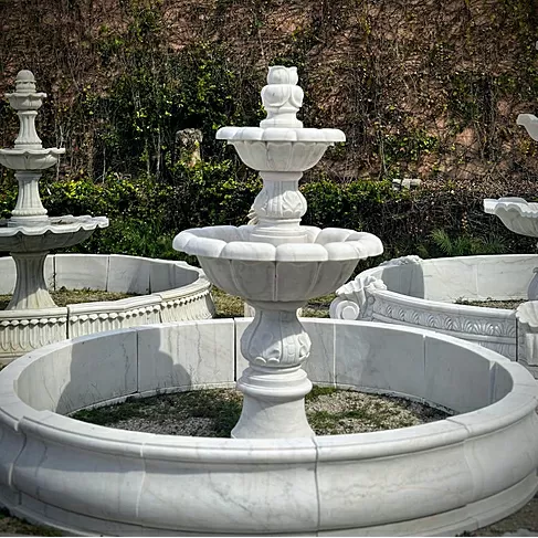 imagem de Chafariz Roma Mármore Branco 180cm - FMP390 Quinta Dellarte