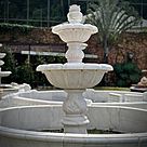 imagem do produto Chafariz Roma M�rmore Branco 180cm - FMP390 Quinta Dellarte
