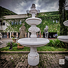imagem do produto Chafariz Sofisticado em M�rmore Branco para Paisagismo - FMP219
