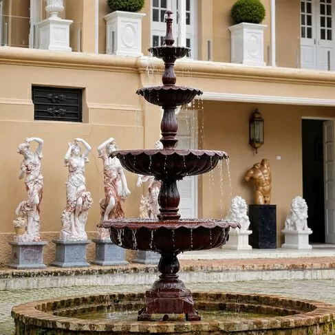 imagem de Chafariz Supremo de Ferro Fundido 310cm - FF173 Elegância para Jardins Sofisticados