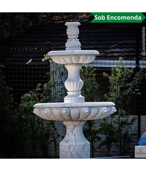 imagem de Chafariz Venezia em Mrmore Branco 290cm - FMP368