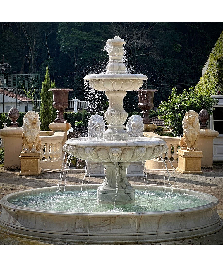 imagem do produto Chafariz Venezia em M�rmore Branco 290cm - FMP368