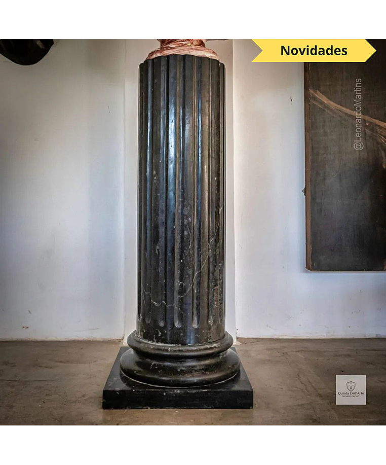 imagem do produto Coluna Bolzano em M�rmore Preto 100cm - VRMP352