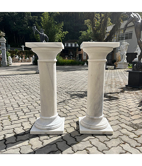 imagem de Coluna em Mrmore Branco 103cm - VRMP431