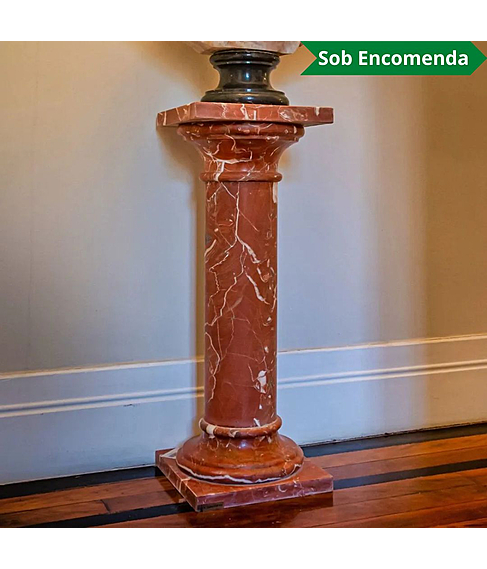 imagem de Coluna em Mrmore Rosso 103cm - VRMP342