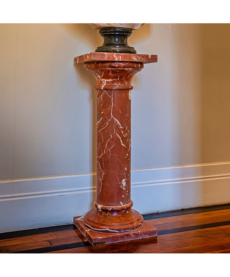 imagem do produto Coluna em M�rmore Rosso 103cm  VRMP342 Elegante para Projetos Arquitet�nicos de Luxo 