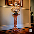 imagem do produto Coluna em M�rmore Rosso 103cm  VRMP342 Elegante para Projetos Arquitet�nicos de Luxo 