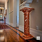 imagem do produto Coluna em M�rmore Rosso 103cm  VRMP342 Elegante para Projetos Arquitet�nicos de Luxo 