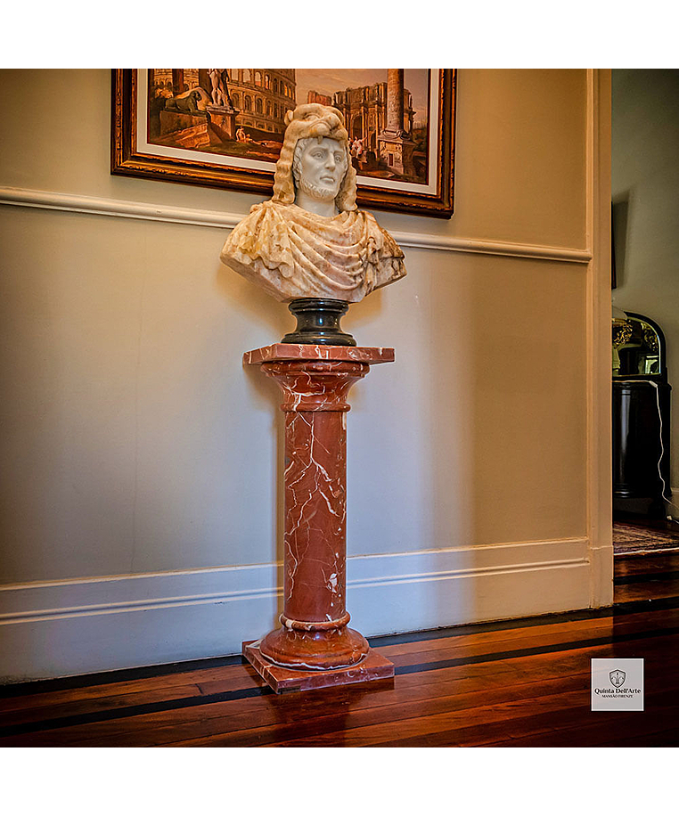 imagem do produto Coluna em M�rmore Rosso 103cm - VRMP342