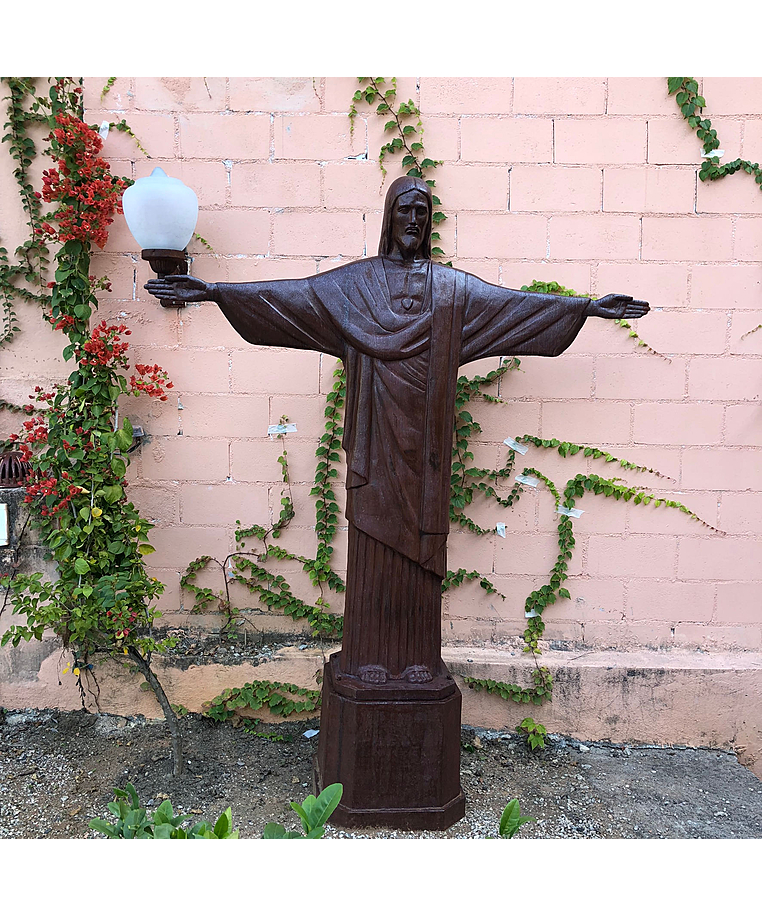 imagem do produto Cristo Redentor em Ferro Fundido 230cm IF223 Design Cl�ssico