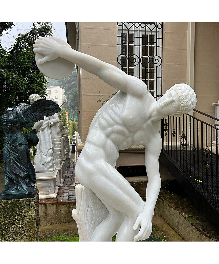 imagem do produto Disc�bulo em M�rmore Branco 180cm - EMP597 Obra Cl�ssica