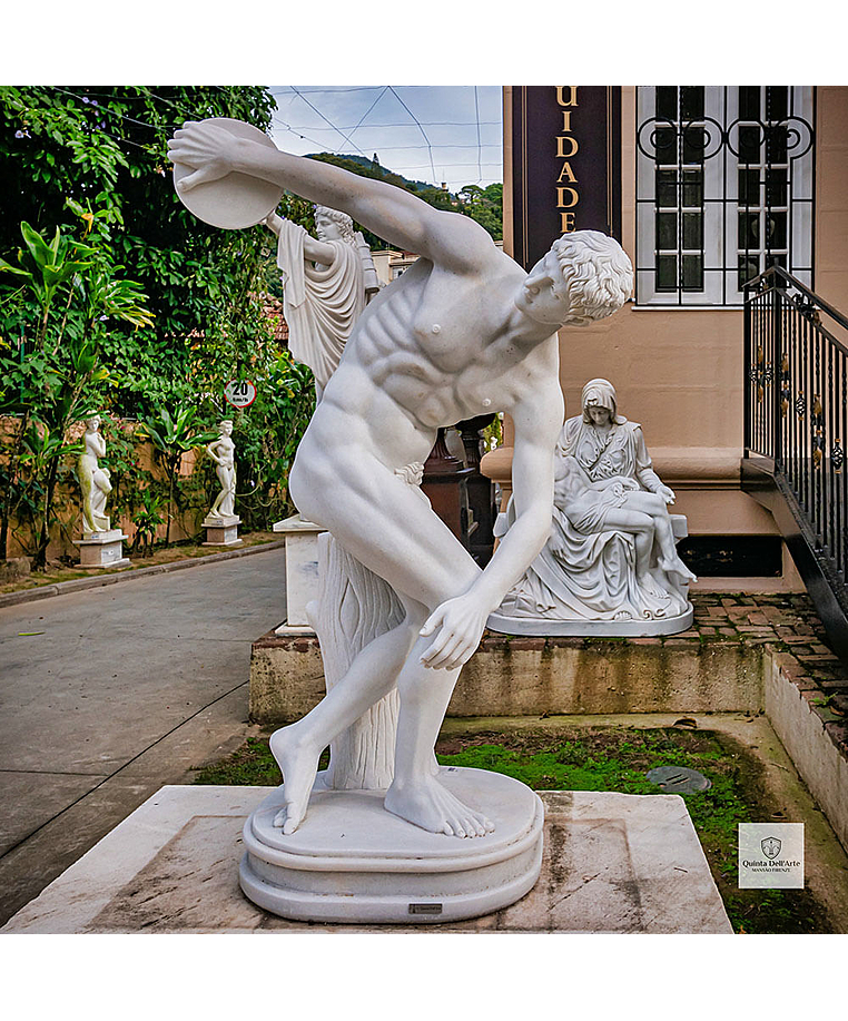 imagem do produto Disc�bulo em M�rmore Branco 180cm - EMP597 Obra Cl�ssica