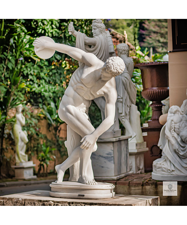 imagem do produto Disc�bulo em M�rmore Branco 180cm - EMP597 Obra Cl�ssica