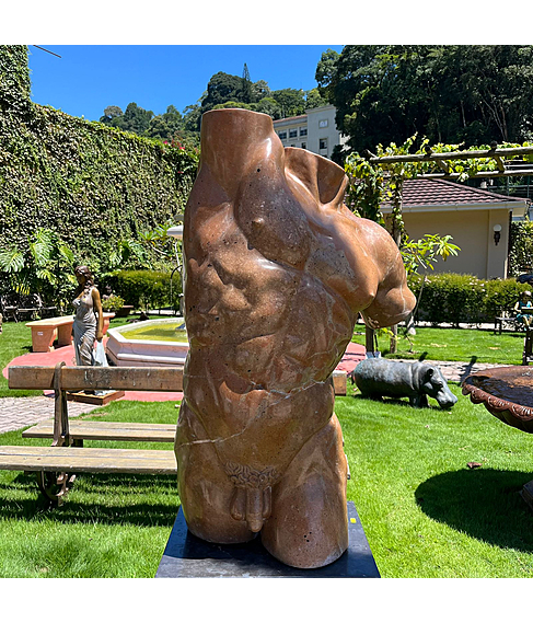 imagem de Dorso Manelo em Mrmore Marrom 89cm - BMP622