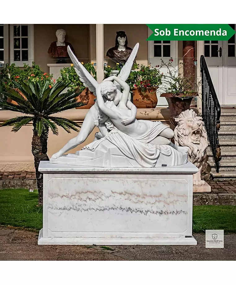 imagem do produto Eros e Psique em M�rmore 210cm - EMP598 Obra Cl�ssica