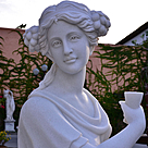 imagem do produto Escultura 4 Esta��es 160cm M�rmore Branco - EMP496