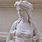 imagem do produto Escultura 4 Esta��es 160cm M�rmore Branco - EMP516 Destaque no Paisagismo