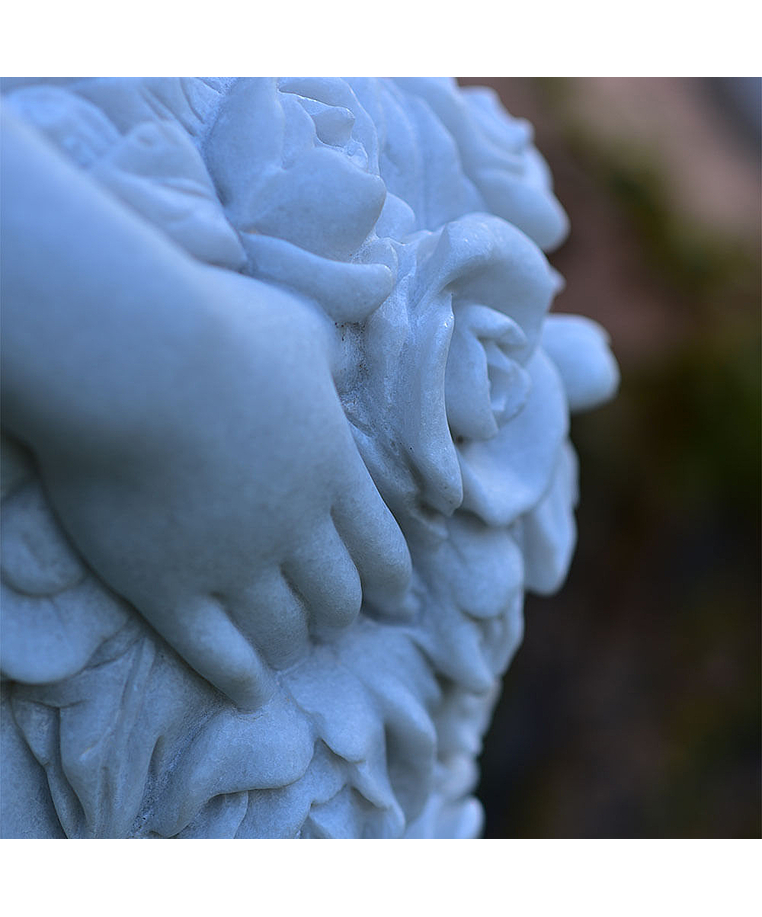 imagem do produto Escultura 4 Esta��es 160cm M�rmore Branco - EMP517