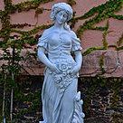 imagem do produto Escultura 4 Esta��es 160cm M�rmore Branco - EMP517