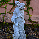 imagem do produto Escultura 4 Esta��es 160cm M�rmore Branco - EMP517