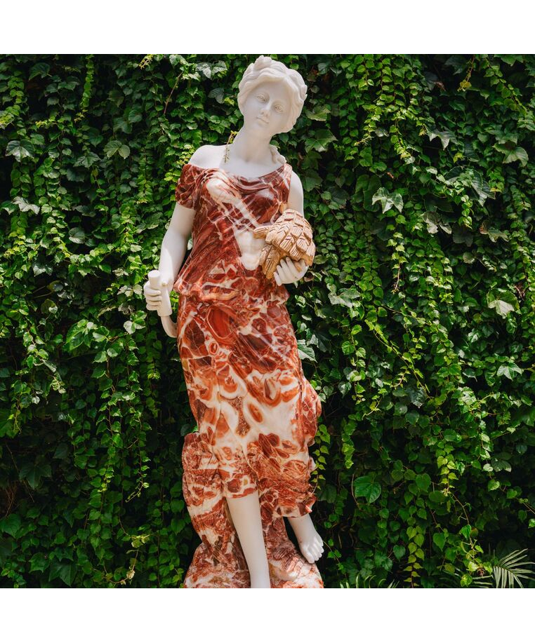 imagem do produto Escultura 4 Esta��es 160cm M�rmore Color - EMP473 Pe�a Decorativa Elegante