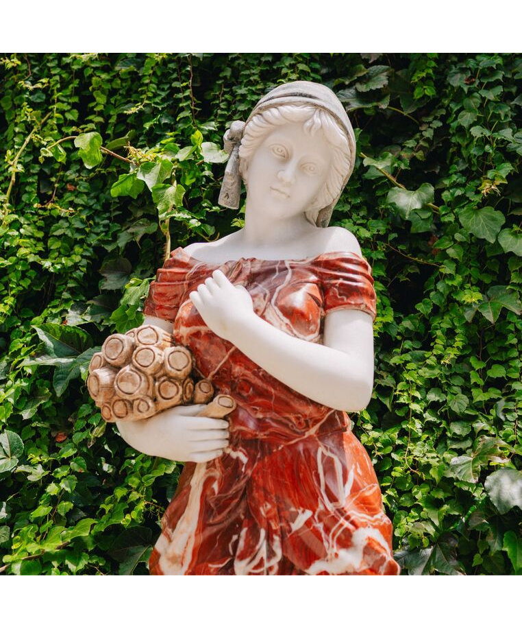 imagem do produto Escultura 4 Esta��es 160cm M�rmore Color - EMP473 Pe�a Decorativa Elegante