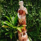 imagem do produto Escultura 4 Esta��es 160cm M�rmore Color - EMP473 Pe�a Decorativa Elegante