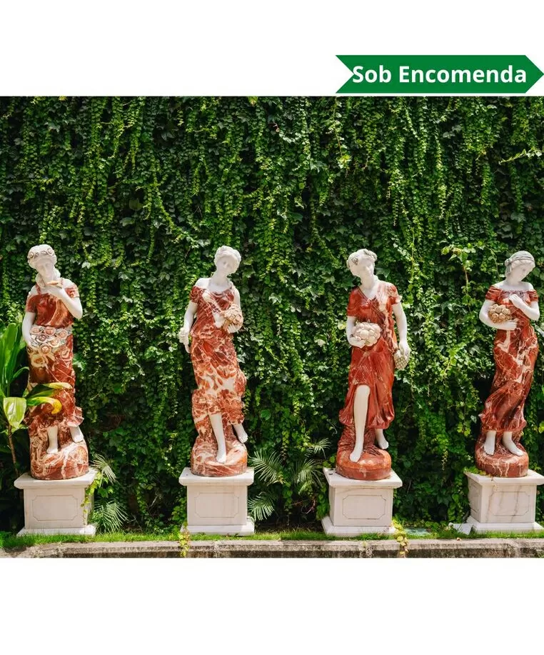 imagem do produto Escultura 4 Esta��es 160cm M�rmore Color - EMP473