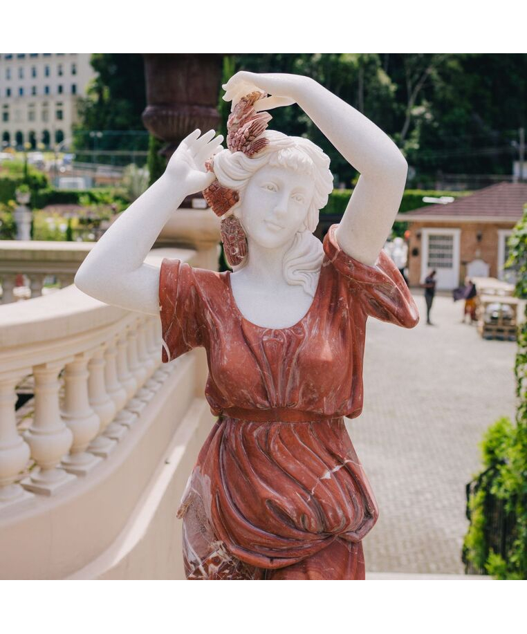 imagem do produto Escultura 4 Esta��es 160cm M�rmore Color - EMP520 Arte e Harmonia Cl�ssica