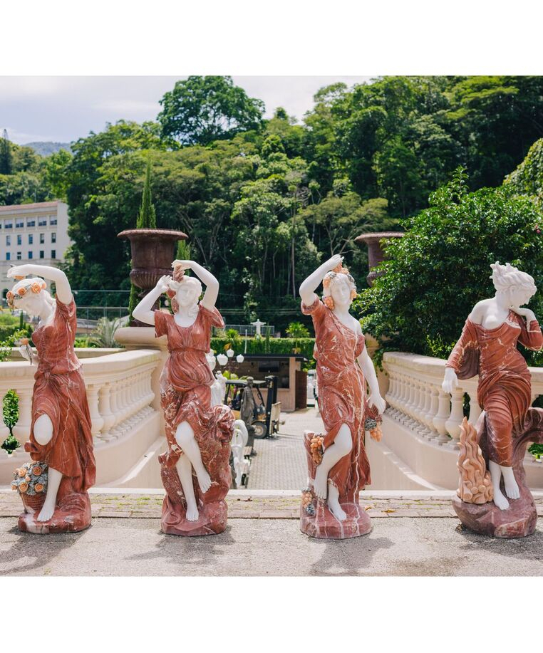 imagem do produto Escultura 4 Esta��es 160cm M�rmore Color - EMP520 Arte e Harmonia Cl�ssica