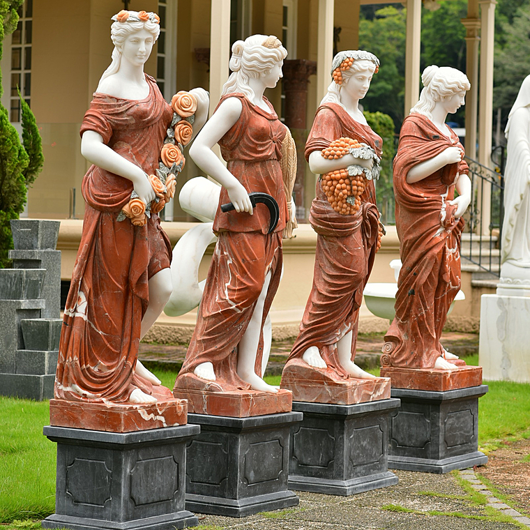 imagem do produto Escultura 4 Esta��es 160cm M�rmore Color - EMP522 Jardins de Luxo