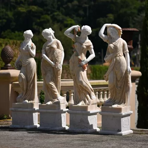 imagem de Escultura 4 Estações 160cm Onix - EMP518 Jardins de Luxo