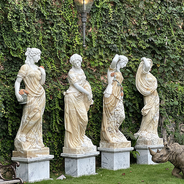 imagem do produto Escultura 4 Esta��es 160cm Onix - EMP518 Jardins de Luxo