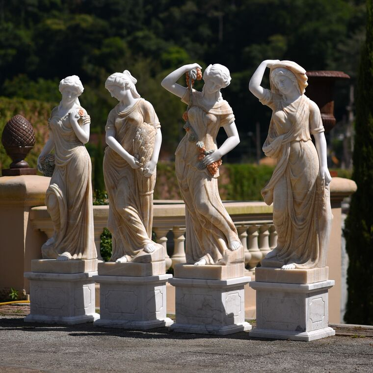imagem do produto Escultura 4 Esta��es 160cm Onix - EMP518 Jardins de Luxo