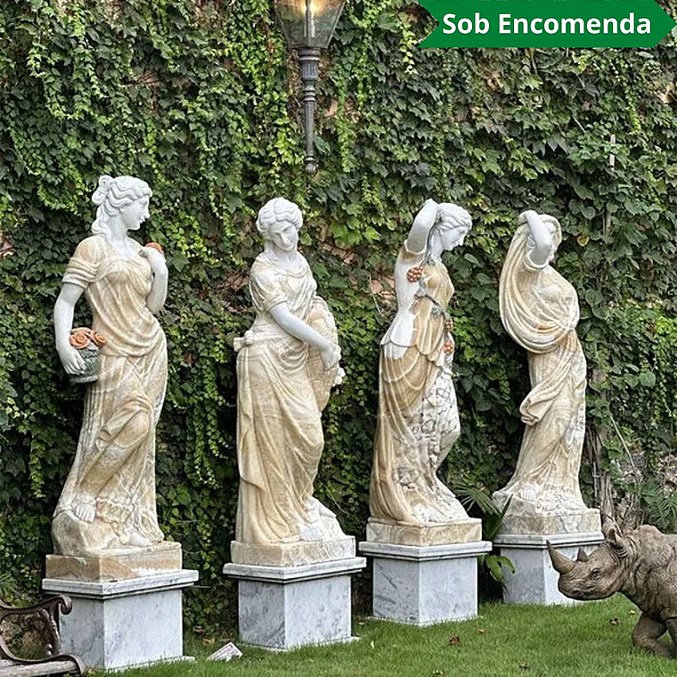 imagem do produto Escultura 4 Esta��es 160cm Onix - EMP518 Jardins de Luxo