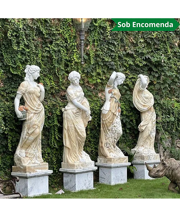 imagem do produto Escultura 4 Esta��es 160cm Onix - EMP518