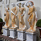 imagem do produto Escultura 4 Esta��es 160cm Onix - EMP521 Presen�a no Paisagismo