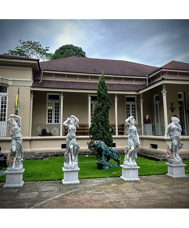 imagem do produto Escultura 4 Esta��es do Ano M�rmore Green 160cm - EMP492 Jardins de Luxo