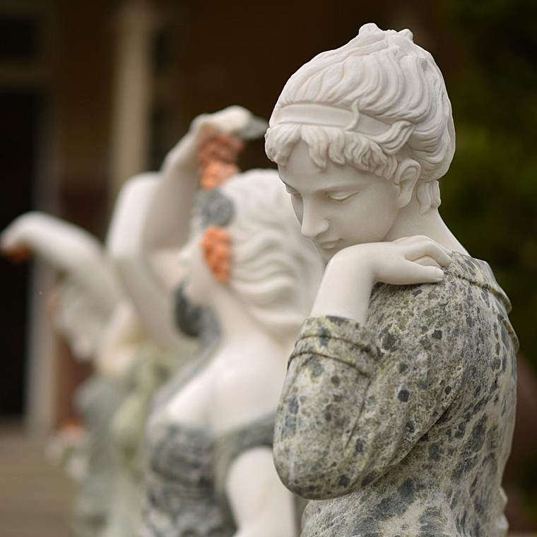 imagem do produto Escultura 4 Esta��es do Ano M�rmore Green 160cm - EMP492 Jardins de Luxo