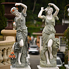 imagem do produto Escultura 4 Esta��es do Ano M�rmore Green 160cm - EMP492 Jardins de Luxo