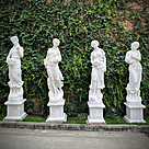 imagem do produto Escultura 4 Esta��es em M�rmore Branco 200cm - EMP698 Destaque no Paisagismo