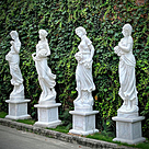 imagem do produto Escultura 4 Esta��es em M�rmore Branco 200cm - EMP698