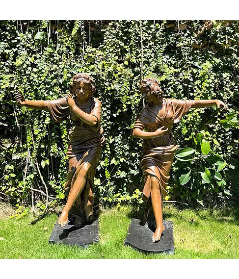 imagem de Escultura A Fusão em Bronze 125cm - EBZ618