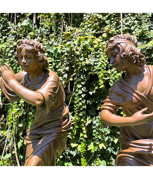 imagem de Escultura A Fuso em Bronze 125cm - EBZ618