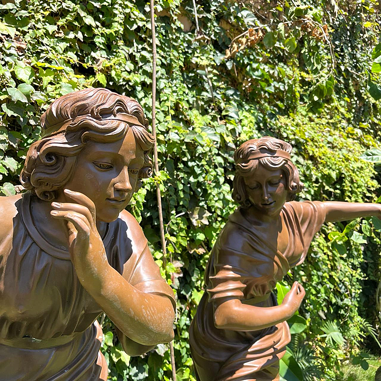 imagem do produto Escultura A Fus�o em Bronze 125cm - EBZ618 Arte Escultural Imponente 