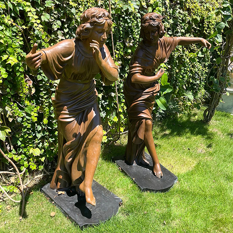 imagem do produto Escultura A Fus�o em Bronze 125cm - EBZ618 Arte Escultural Imponente 