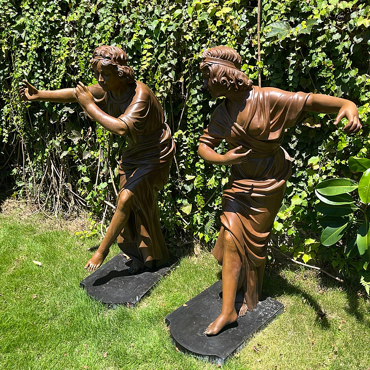 imagem do produto Escultura A Fus�o em Bronze 125cm - EBZ618 Arte Escultural Imponente 